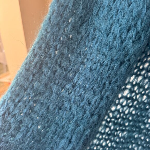 Maiami Long mohair Bomber Coat XS - Picture 4 of 7